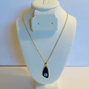 Necklace black evil eye